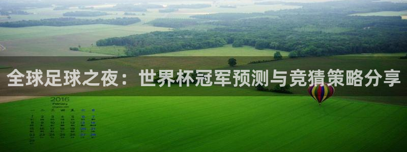 世界杯2026预选赛:全球足球之夜:世界杯冠军预测与竞猜策略分享